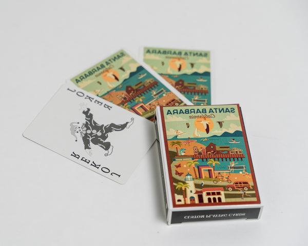 Santa Barbara Scene Playing Cards